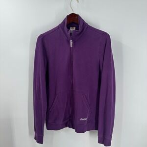 Carhartt Stretch Comfort Utility Workwear Full Zip Jacket Purple Size L(12/14)